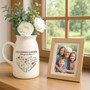 Personalized Grandma's Garden Ceramic Flower Vase - Custom Ceramic With Kids' Names For Mother's Day
