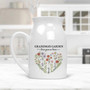 Personalized Grandma's Garden Ceramic Flower Vase - Custom Ceramic With Kids' Names For Mother's Day