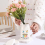 Personalized Grandma's Garden Ceramic Flower Vase - Mother's Day Gift For Mom Or Nana