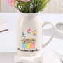 Personalized Grandma's Garden Ceramic Flower Vase - Mother's Day Gift For Mom Or Nana