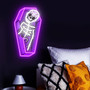 Halloween Skeleton Neon Sign - Spooky Gothic Decor For Goth Lovers' Haunted Party Vibes