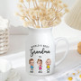Heartfelt Custom Face Ceramic Flower Vase For Mother's Day - Gift For Grandma