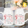 Heartfelt Personalized Mother-Daughter Ceramic Flower Vase For New Moms Mothers Day Decor