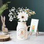 Personalized Mother's Day Ceramic Flower Vase For Grandma - Custom Nanny And Nana Gift From Kids