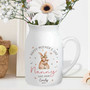 Personalized Mother's Day Ceramic Flower Vase For Grandma - Custom Nanny And Nana Gift From Kids