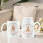 Personalized Mother's Day Ceramic Flower Vase For Grandma - Custom Nanny And Nana Gift From Kids