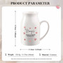 Personalized Mother’s Day Ceramic Flower Vase For Grandma - Heartfelt Nanny & Nana Gift