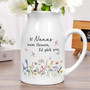 Thoughtful Personalized Ceramic Flower Vase Gift For Grandma & Nana - Mother's Day & Birthday Custom Decor