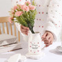 Personalized Mother’s Day Ceramic Flower Vase For Grandma - Heartfelt Nanny & Nana Gift