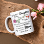 Touching Personalized Mother's Day Ceramic Flower Vase For New Mom Gifts - Mother-Daughter Bond Vase
