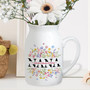 Personalized Mother's Day Ceramic Flower Vase - Thoughtful Gift For Nana, Grandma, Or Mimi From Grandchild