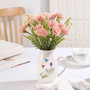 Heartfelt Mother's Day Ceramic Flower Vase With Kids' Names For Mom - Customizable Gift For Birthday Or Grandma