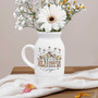 Thoughtful Mother's Day Ceramic Flower Vase For Grandma, Nana, Mama - Custom Gift For Living Room Decor