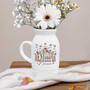 Thoughtful Mother's Day Ceramic Flower Vase For Grandma, Nana, Mama - Custom Gift For Living Room Decor