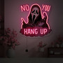 "No You Hang Up" Skull Neon Sign – Funny Horror LED Halloween Wall Decor