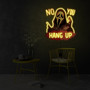"No You Hang Up" Skull Neon Sign – Funny Horror LED Halloween Wall Decor