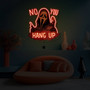 "No You Hang Up" Skull Neon Sign – Funny Horror LED Halloween Wall Decor