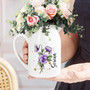 Touching Birth Ceramic Flower Vase For Mom - Custom Mother's Day & Birthday Gift From Daughter