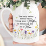 Emotional Personalized Ceramic Flower Vase Gift For New Moms - From Mom To Daughter - Heartfelt Mother's Day Present