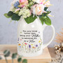 Emotional Personalized Ceramic Flower Vase Gift For New Moms - From Mom To Daughter - Heartfelt Mother's Day Present