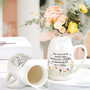 Emotional Personalized Ceramic Flower Vase Gift For New Moms - From Mom To Daughter - Heartfelt Mother's Day Present