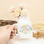 Thoughtful Personalized Drawing Ceramic Flower Vase For Mom - Mother's Day Gift From Kids With Custom Designs