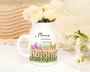 Thoughtful Grandma's Garden Ceramic Flower Vase - Mother's Day & New Mom Gift For Grandma Or Nana
