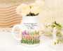 Thoughtful Grandma's Garden Ceramic Flower Vase - Mother's Day & New Mom Gift For Grandma Or Nana