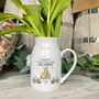 Thoughtful Nana Ceramic Flower Vase - Personalized For First Mother's Day Gift From Kids To Great Grandma