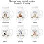 Thoughtful Nana Ceramic Flower Vase - Personalized For First Mother's Day Gift From Kids To Great Grandma