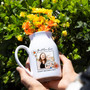 Custom Mother's Day Ceramic Flower Vase With Kid's Photo For Mom's Keepsake Gift