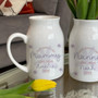 Thoughtful Personalized Mother's Day Ceramic Flower Vase For Mom Or Nan - Ideal Gardening Gift For Mother's Day