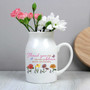Thoughtful Birth Month Ceramic Flowers Vase For Grandma - Mother's Day Gift