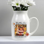 Custom Mother's Day Ceramic Flower Vase With Kid's Photo For Mom's Keepsake Gift