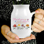 Thoughtful Birth Month Ceramic Flowers Vase For Grandma - Mother's Day Gift