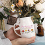 Thoughtful Birth Month Ceramic Flowers Vase For Grandma - Mother's Day Gift
