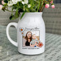 Custom Mother's Day Ceramic Flower Vase With Kid's Photo For Mom's Keepsake Gift