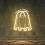 Ghost Boo Neon Sign – Kids Room Halloween Decor, Spooky LED Light, Ghost Wall Art