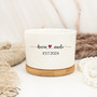 Custom Couple's Name Ceramic Plant Pot - Thoughtful Wedding Or Anniversary Gift For Newlyweds