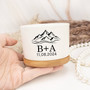 Personalized Couple's Name Wedding Ceramic Plant Pot For Anniversary Or Engagement Gift