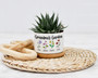 Heartfelt Grandma's Garden Ceramic Plant Pot - Custom Birth Flower Succulent Planter For Mother's Day