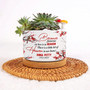 Personalized Memorial Ceramic Plant Pot – “Someone We Love Is in Heaven” Quote, Custom Name Sympathy Gift for Loss of Loved One