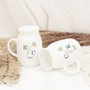 Engaged Ceramic Flower Vase With Couple's Names - Thoughtful Wedding And Engagement Gift For Couples