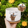 Personalized Father's Day Photo Ceramic Plant Pot – Custom Planter Gift for Dad or Grandpa