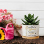 Thoughtful Personalized Happy Retirement Ceramic Plant Pot For Moms And Colleagues - A Unique Gift Idea