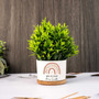 Heartfelt Thank You Ceramic Plant Pot For Teachers – Cute Rainbow Design, Personalized End Of Year Gift