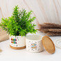 Thoughtful Teacher Appreciation Ceramic Plant Pot - Custom Thank You Gifts