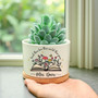 Custom Thank You Teacher Ceramic Plant Pot - Personalized Gift For Teacher Appreciation