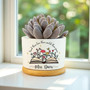 Custom Thank You Teacher Ceramic Plant Pot - Personalized Gift For Teacher Appreciation