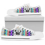 Chaussures basses femme avec plaque d'immatriculation pour maman de carlin